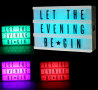 LED Lightbox RGB Farbwechsel inkl. Buchstabenset + Batterien